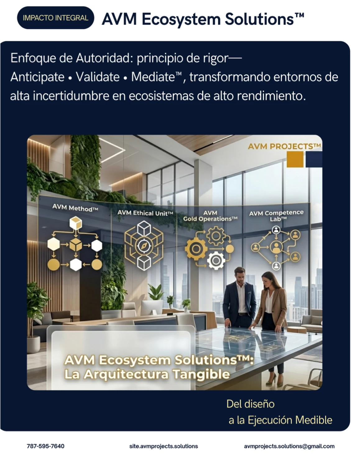 LA INFRAESTRUCTURA MAESTRA | AVM Ecosystem Solutions™ 